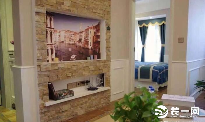 40平米小户型装修地中海风格装修图片—客厅