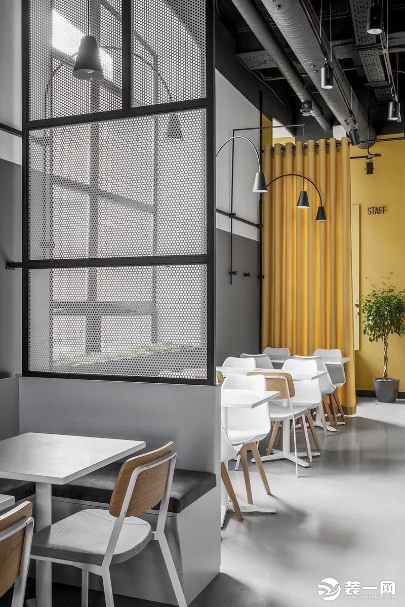 苏州装修网工业风格咖啡厅店内设计