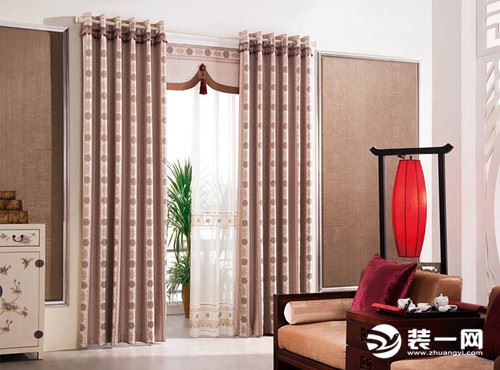 新中式窗帘布艺图片详情