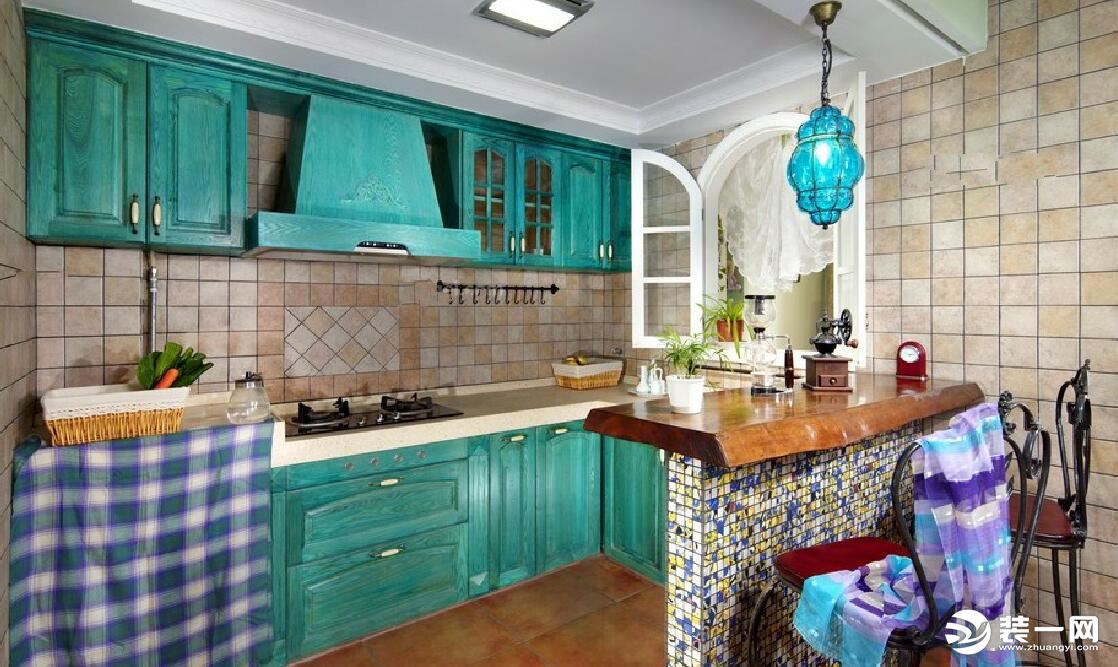 地中海风格厨房装修图片