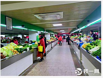 南京大明花园菜市场装修智慧农贸市场
