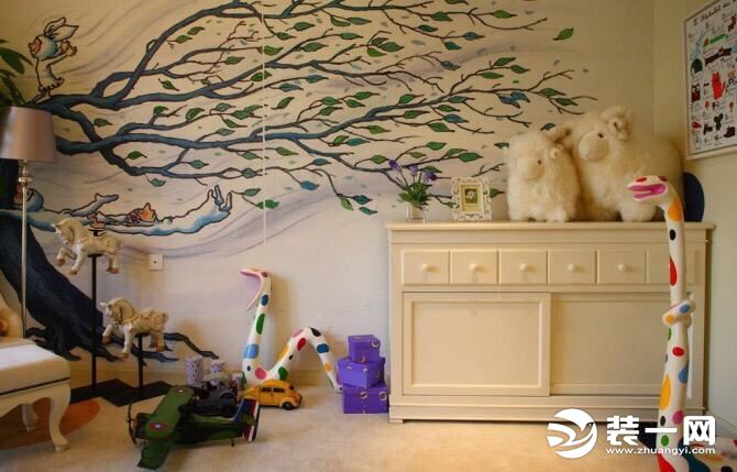 家装手绘墙画用什么颜料