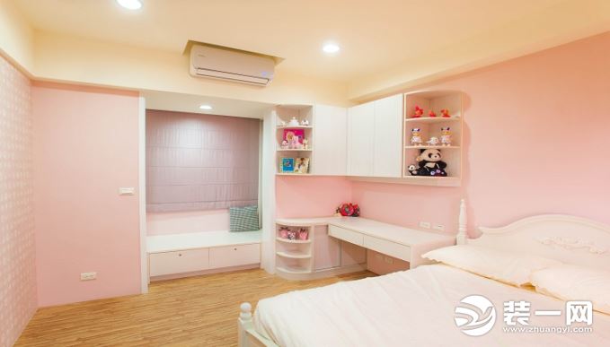 卧室背景墙颜色搭配粉红