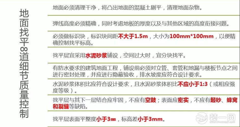 地面找平验收图