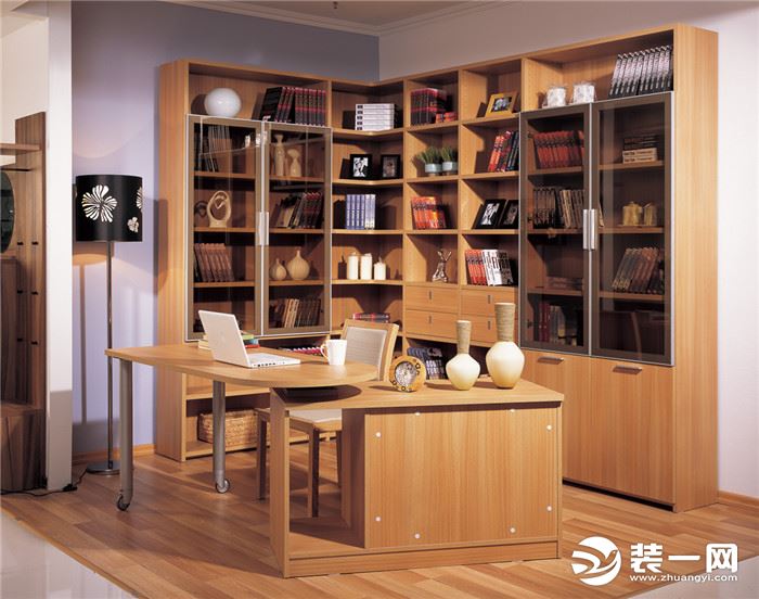 书房书柜书桌设计
