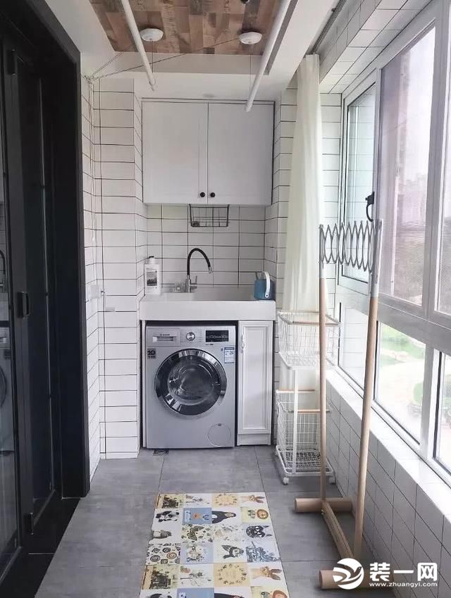 2019装修风格流行趋势--小户型洗衣房图片