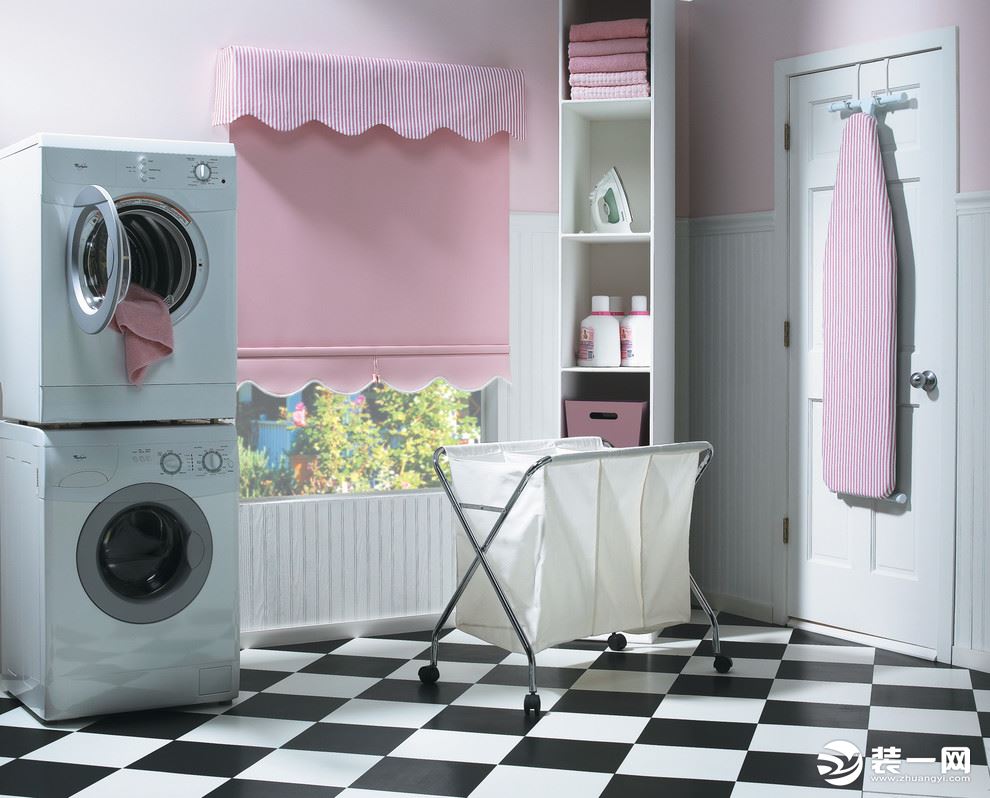 2019装修风格流行趋势--别墅家庭洗衣房图片