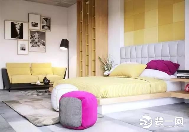 现代风格大空间卧室设计效果图