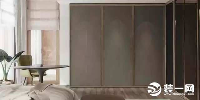 褐色主题大空间卧室设计效果图