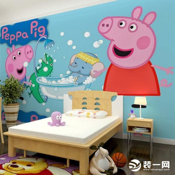儿童房设计小猪佩奇装饰