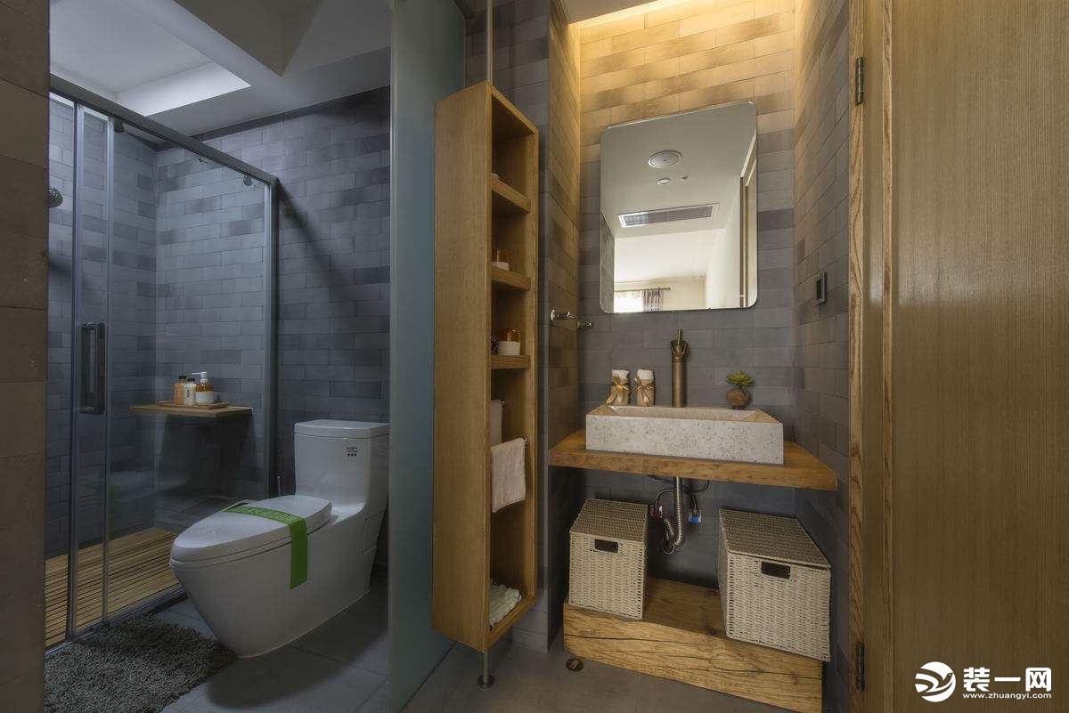 家里装修设计2：卫生间和洗澡间没有隔开