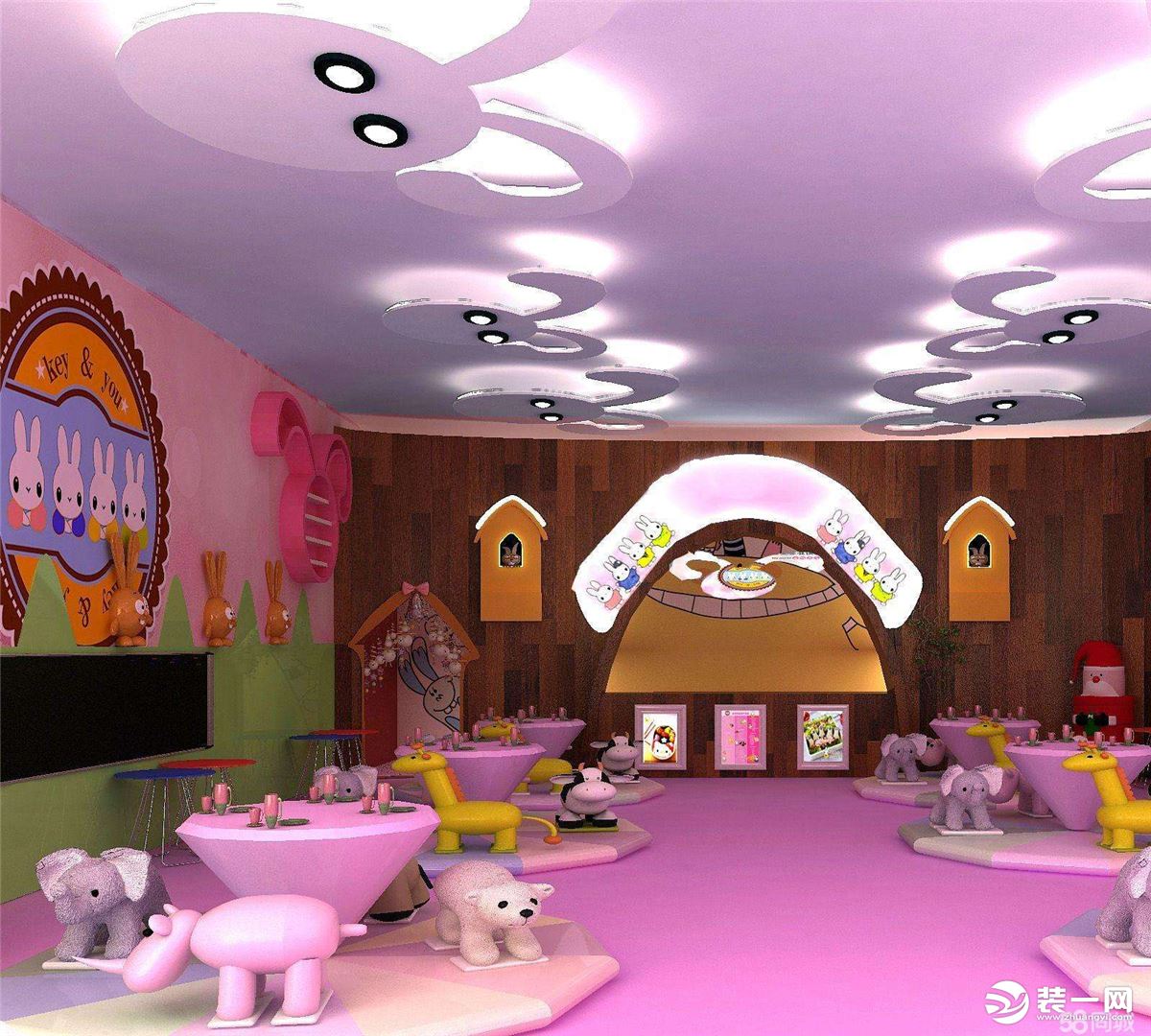 儿童客餐厅|空间|室内设计|Z94392509 - 原创作品 - 站酷 (ZCOOL)