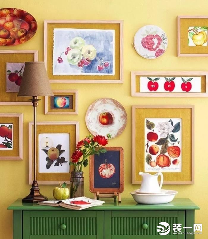 水果照片墙设计图