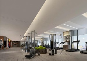 未来智能酒店装修图片--健身房