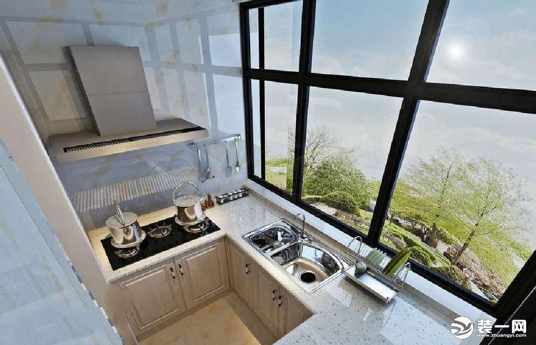 阳台改厨房设计小户型阳台改厨房装修图