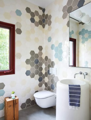 墻面瓷磚搭配裝修風格圖片--衛生間瓷磚搭配