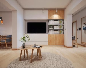 135平米日式风格装修案例实景图--客厅