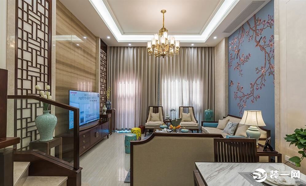 上海星杰国际设计别墅装修案例--客厅