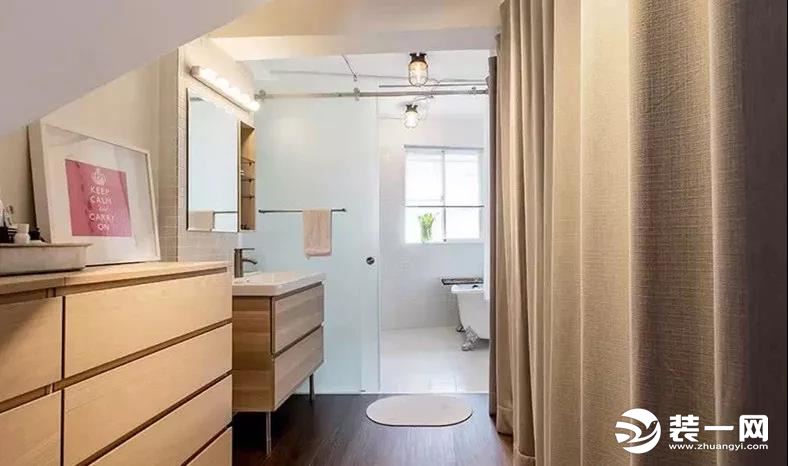45平公寓式浴室装修案例