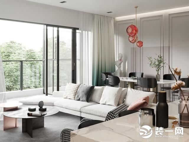 惠州现代风格客厅装修设计案例