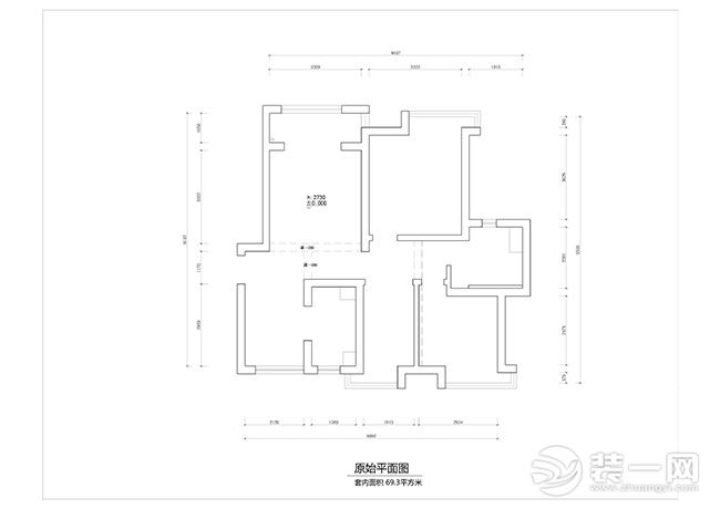 改造前户型图