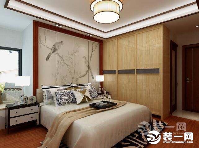 新中式装修风格的卧室装修效果图