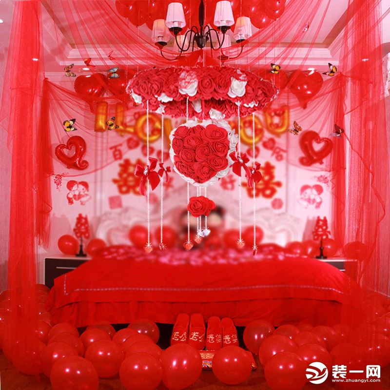 婚房装修气球装饰效果图