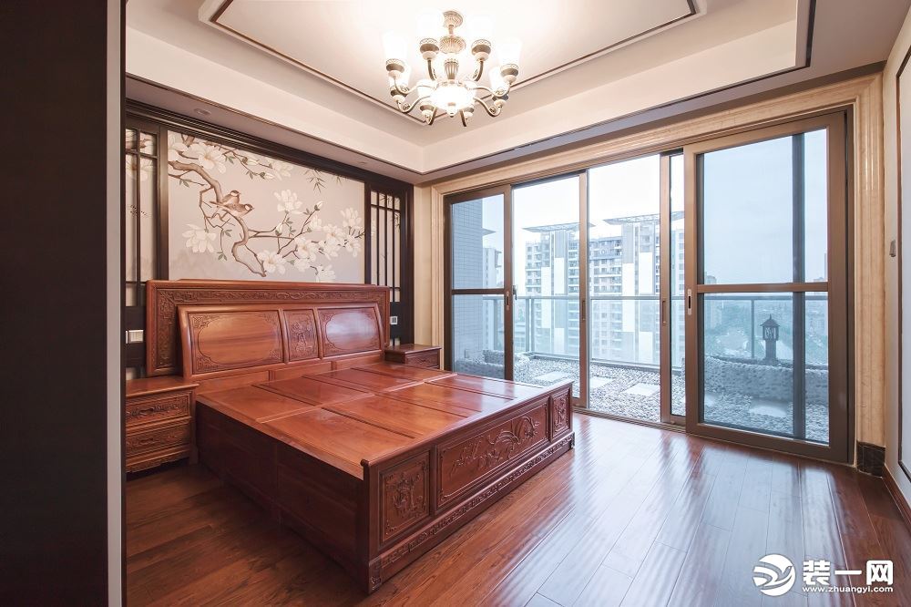 武汉圣都装饰180平米新中式装修风格的房屋效果图