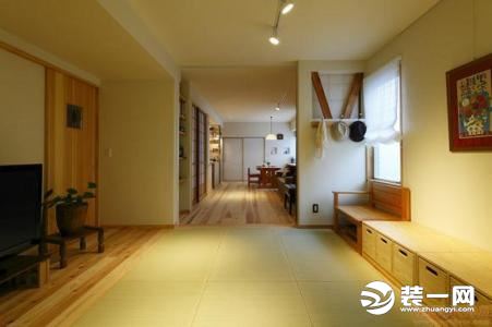 小户型日式家装采用较大地砖尺寸