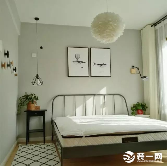 最美床头壁灯装修效果图之简约风格卧室床头吊灯