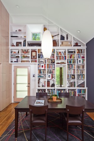 小户型客厅兼书房现代风格装修效果图
