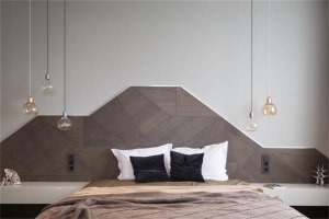 最美床头壁灯装修效果图之美式风格卧室床头吊灯