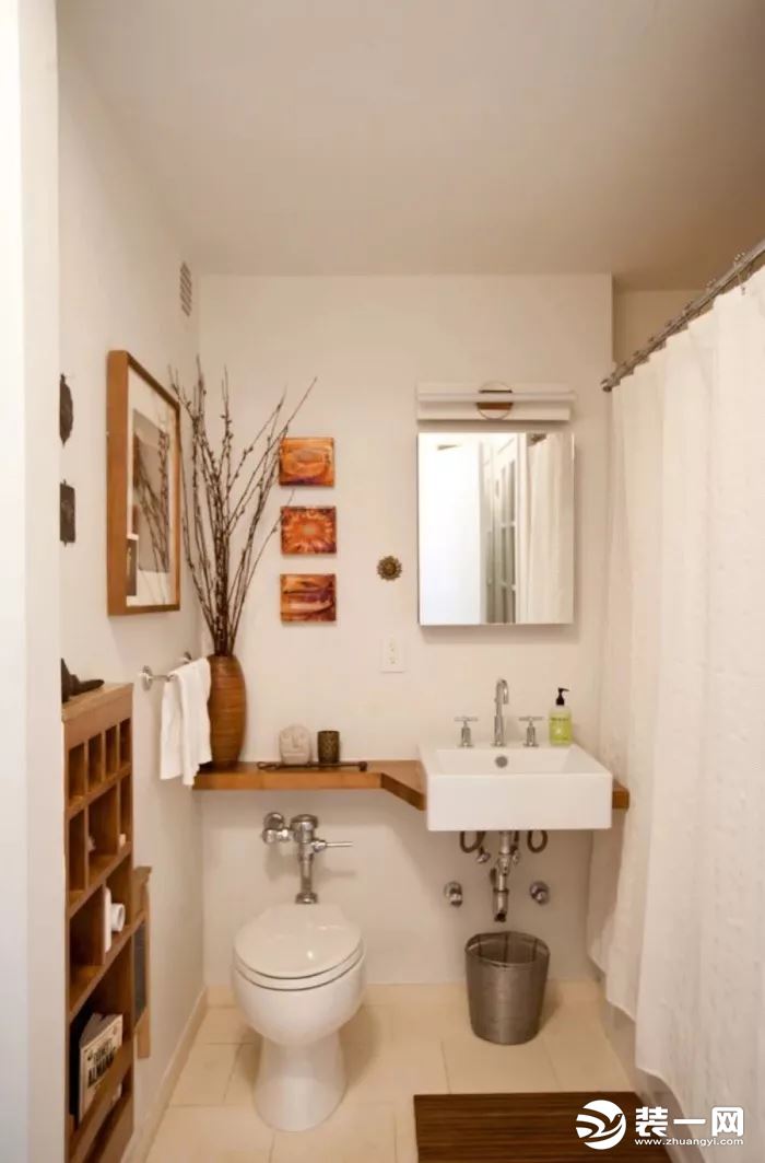 轻奢风唯美浴室装修效果图片大全之小面积浴室