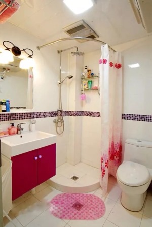 輕奢風唯美浴室裝修效果圖片大全之婚房浴室