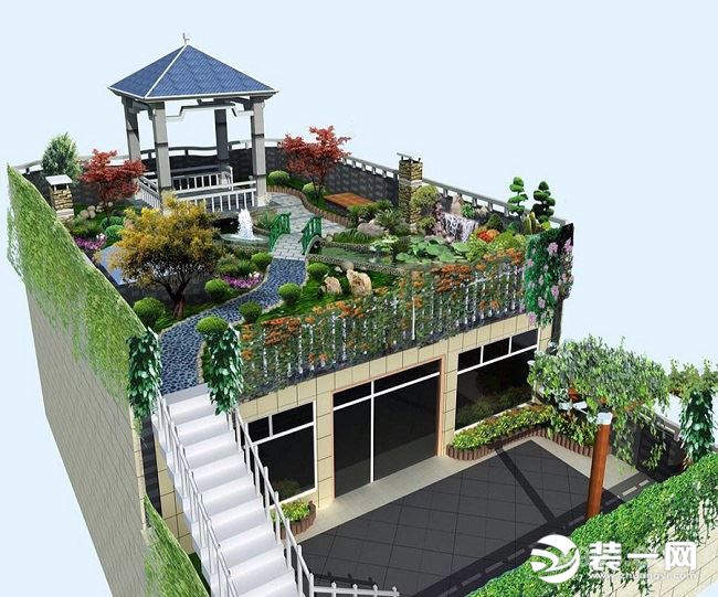 楼顶花园设计方案