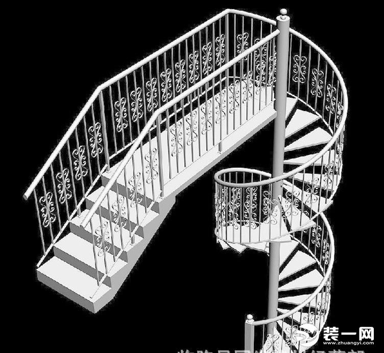 楼梯扶手装修设计图