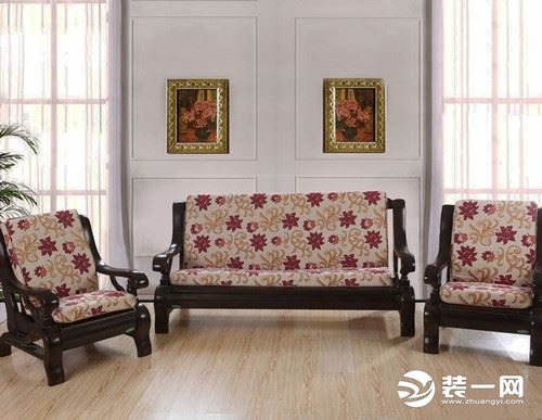 红木沙发坐垫如何进行颜色搭配、选购和保养 图片