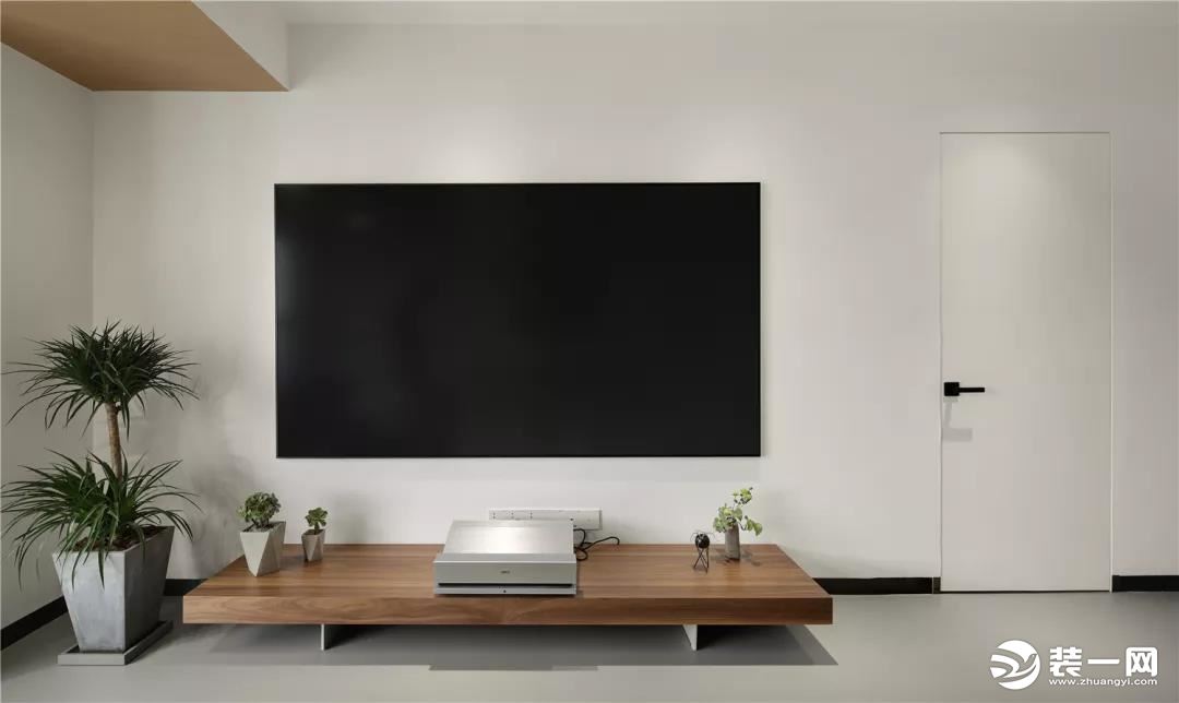 现代简约风两居室复式电视背景墙装修效果图