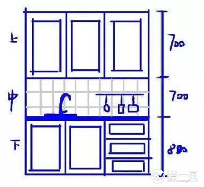 厨房吊柜装修设计图