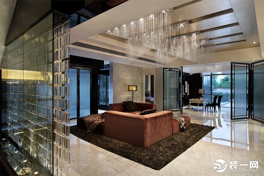 唯美客厅水晶灯装修效果图大全之欧式客厅水晶灯