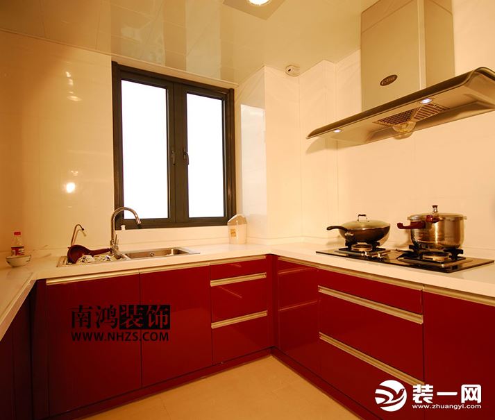 宁波南鸿装修公司后现代风格厨房效果图