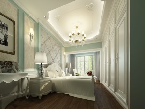 温馨卧室主灯装修效果图之美式风格