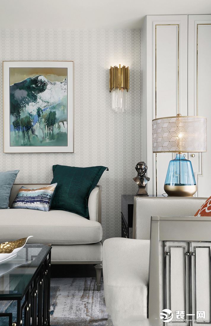 精致客廳壁燈裝修效果圖集錦之現代簡約風格