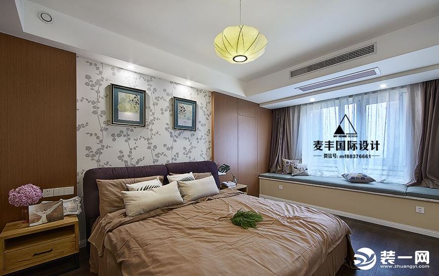 宁波麦丰装修设计工程有限公司现代简约风格卧室装修效果图