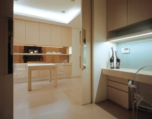 美觀實用的敞開式廚房隔斷裝修效果圖大全之現代風格