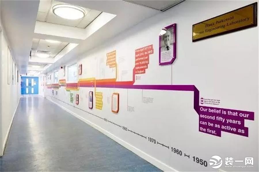 各具特色的企业文化墙设计装修效果图集锦之简约设计墙面