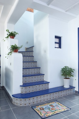 美观小型别墅敞开式楼梯间装修效果图集锦