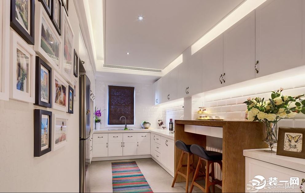石家庄装修网两室一厅现代简约风格厨房装修效果图
