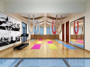 简约美观的瑜伽室装修效果图集锦之瑜伽练习室