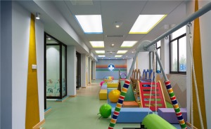 温馨童真室内儿童游乐园装修效果图之游戏区